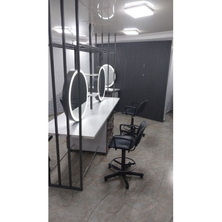 Masa de lucru pentru salon de coafura cu oglinda iluminata A-81